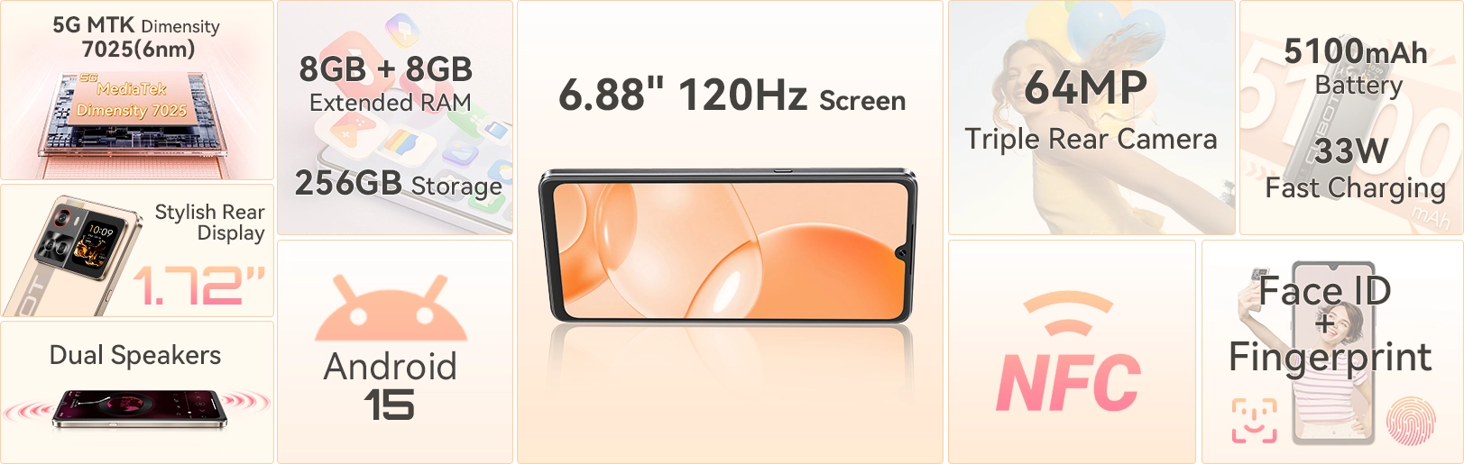 Cubot x100 smart phone