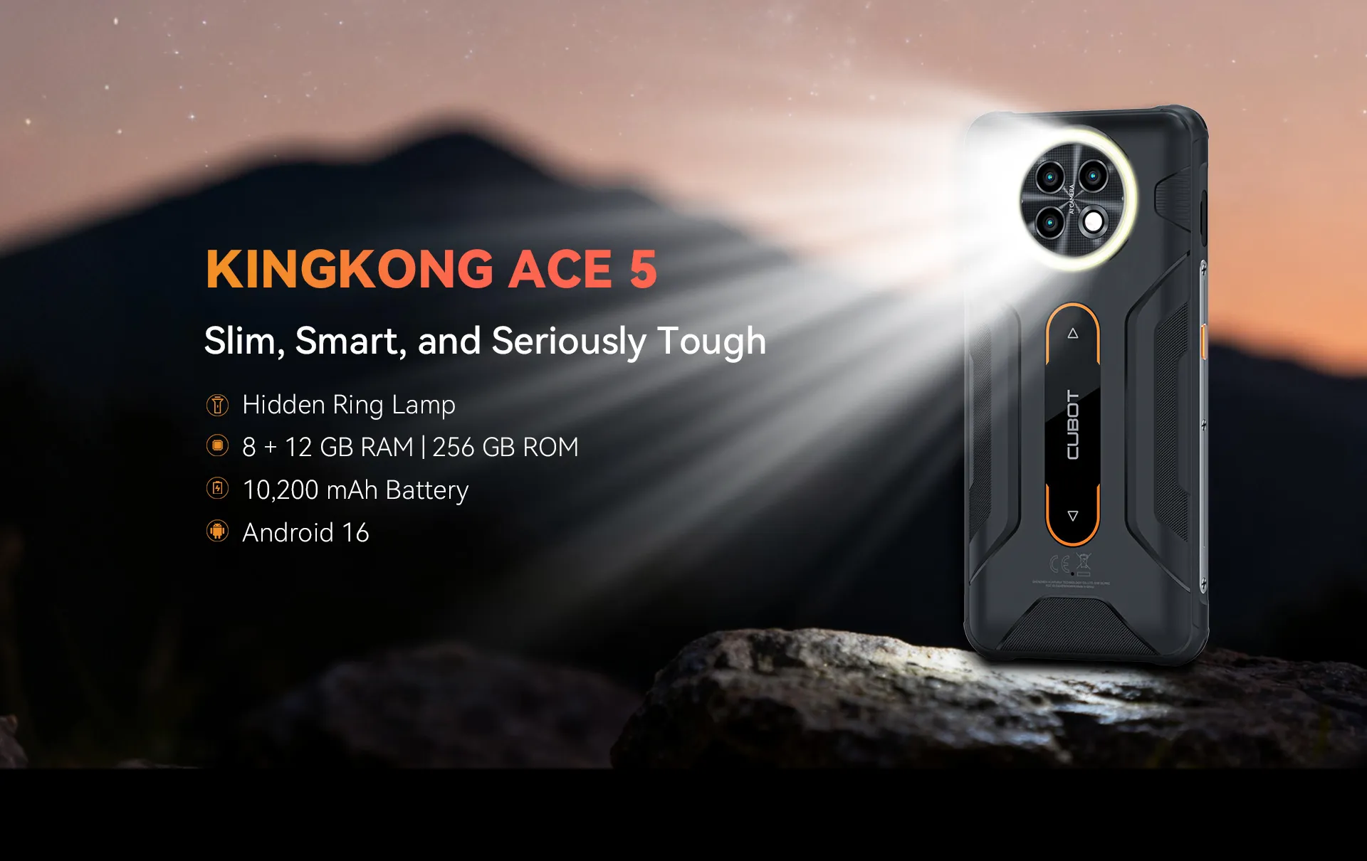 Cubot KINGKONG ACE 5 rugged phone