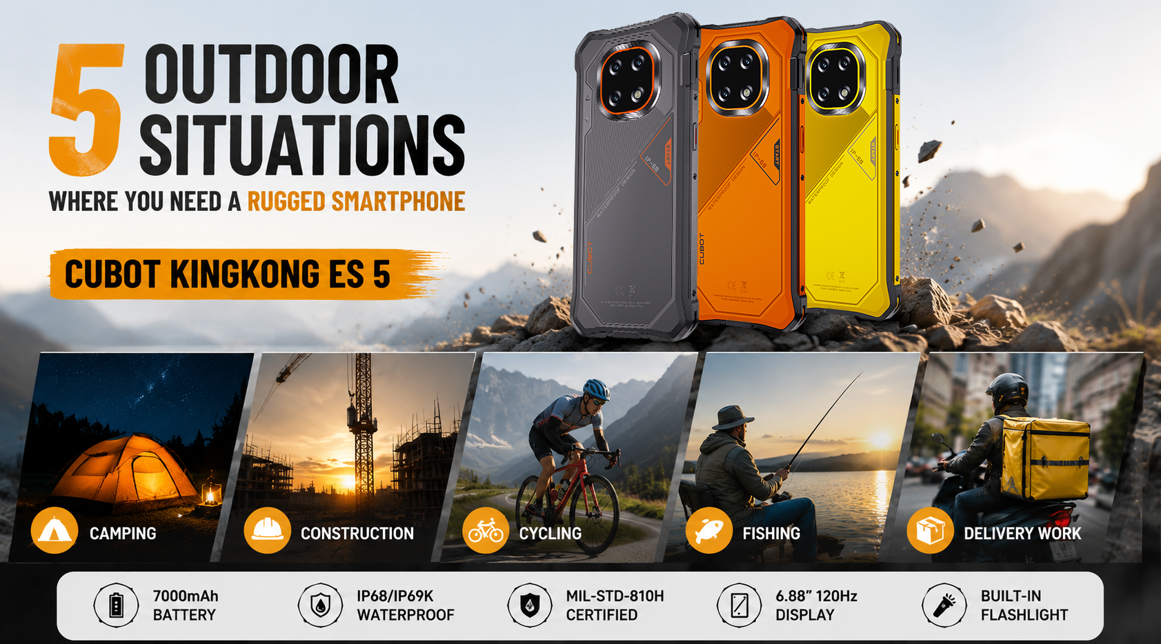 Why the CUBOT KINGKONG ES 5 Is Built for More Than Just the Outdoors