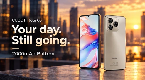 Still Afternoon. Already at 20%. Meet CUBOT Note 60