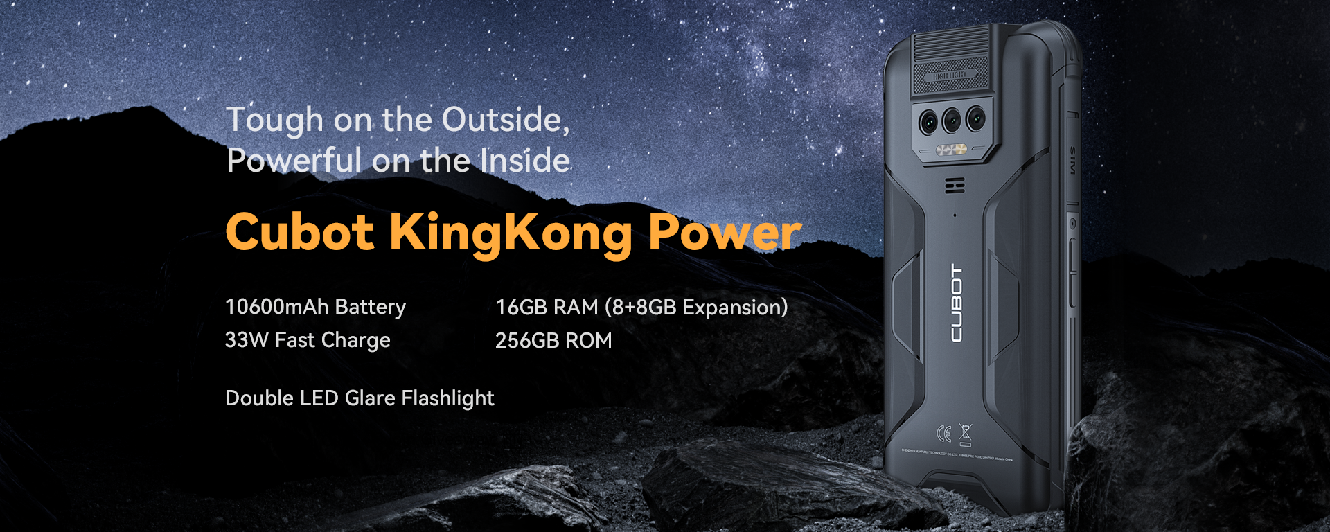 Cubot KingKong Power 256GB 8GB 