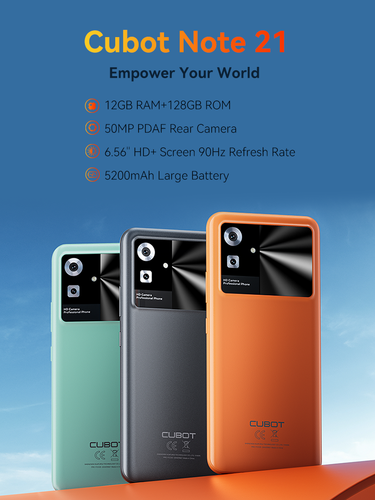 Cubot P80 2023 New Global Version Smartphone 8GB RAM+256GB ROM, NFC, 6.583  Inch FHD+ Screen, 48MP+24MP, Android 13, 5200mAh - AliExpress